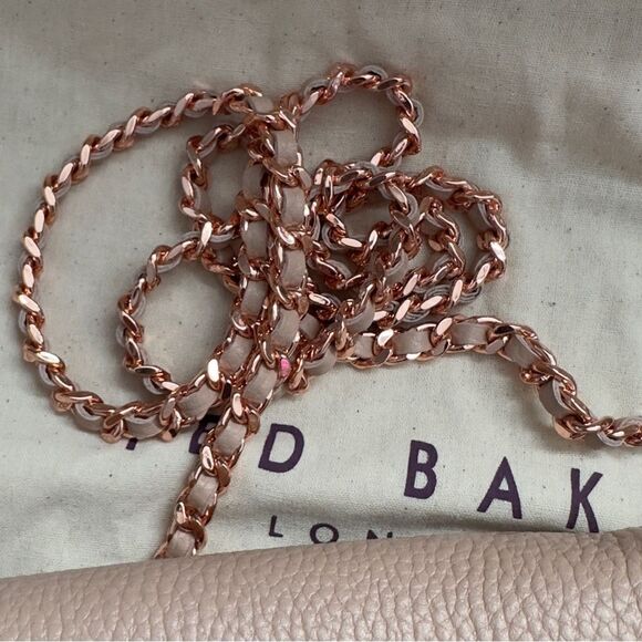 Ted Baker Parson Soft Leather Crossbody Bag Taupe NWT - Picture 5 of 16